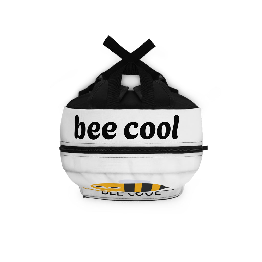 Bee Cool Backpack with Fun Bee Design, School Bag, Trendy Backpack, Kids' Backpack, Cool Gift for Students, Travel Bag