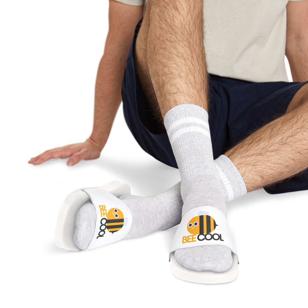 Bee Cool Men's Sandals | Fun Summer Slip-Ons for Pool, Beach, Vacation, Casual Wear, Gift for Friends
