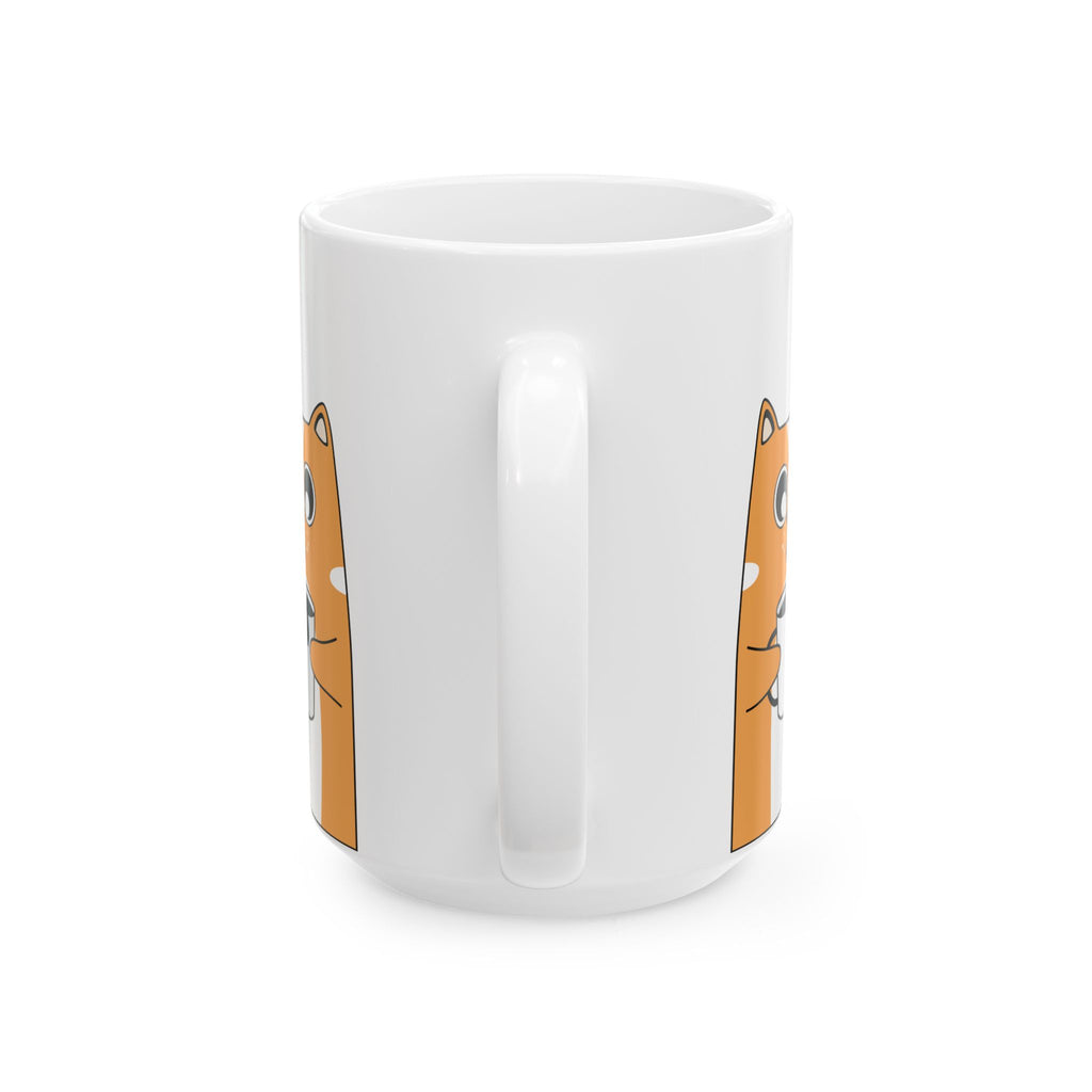 Cute Cat Mug, Adorable Pet Lover Drinkware, Cat-Themed Coffee Cup, Gift for Cat Owners, Funny Ceramic Mug
